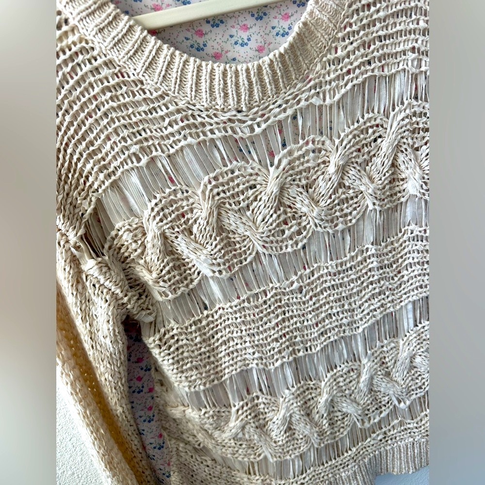 Moon Collection Sheer Knit Top - Picture 2 of 8